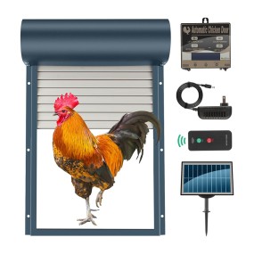 Automatic Chicken Door Factory - Solar Metal Roller Shutter Timer Light Control