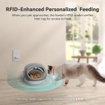 Automatic Pet Feeder Supplier - OEM Timed Dry Wet Food Dispenser with Collar Sensor