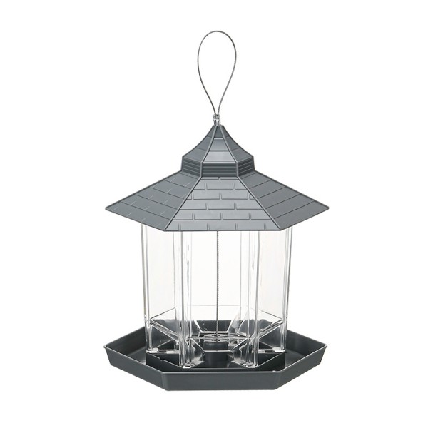 Bird Feeder Factory - Acrylic Pavilion Shape Hanging Outdoor Spot Feeder
