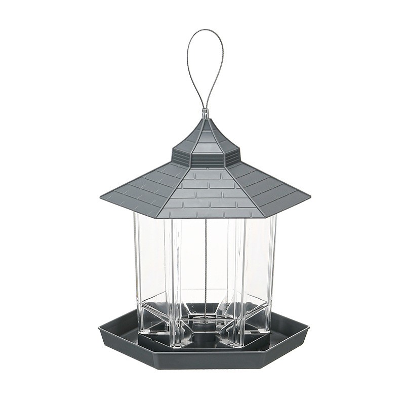 Bird Feeder Factory - Acrylic Pavilion Shape Hanging Outdoor Spot Feeder