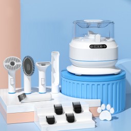 宠物美容套装源头工厂-7合1除毛清洁褪毛工具OEM定制