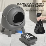 自动猫砂盆源头工厂-50L安全防夹自清洁批量供应