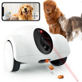 Pet Treat Camera Factory - 1080P HD Wifi 360° Move 2-Way Audio 30 Days Standby