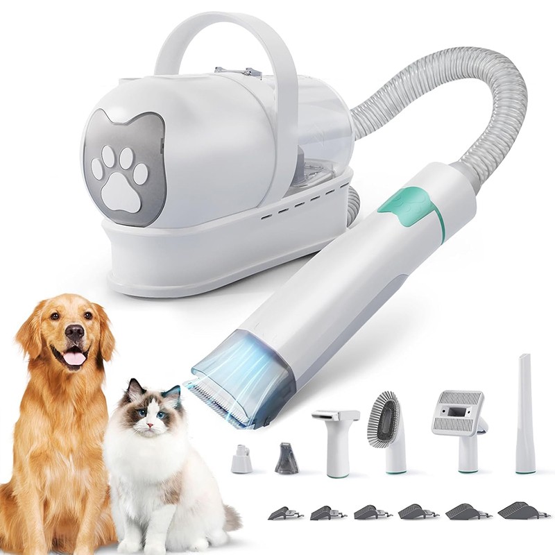 Pet Hair Dryer Vacuum Manufacturer - Low Noise Grooming Brush Multifunction Kit