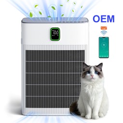 宠物空气净化器供应商- WiFi异味控制PM2.5监测批发OEM代工