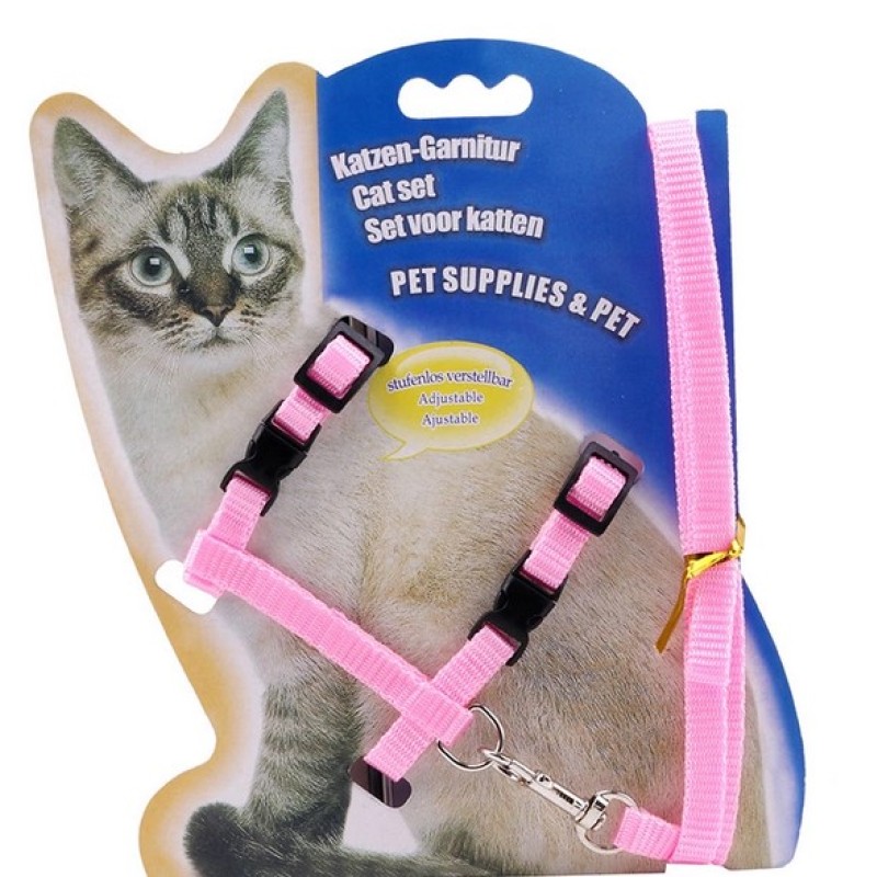 猫牵绳生产厂家-宠物配件可选颜色散步批发