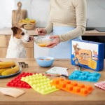 Dog Bone Cookie Cutters Factory - Silicone Treat Molds Paw Bone Baking Chocolate