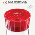 Hummingbird Feeder Supplier - Outdoor Built-in Ant Guard Circular Perch 5 Ports