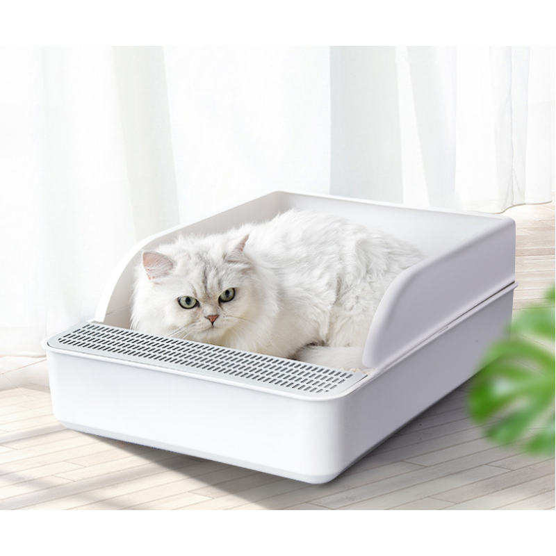 Cat Litter Box Factory - Anti-slip Indoor Tray with Scoop Eco-friendly Plastic