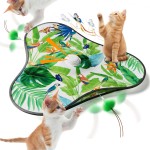 智能互动猫玩具供应商-充电移动隐藏羽毛运动玩具