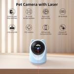 Pet Monitor with Laser Factory - Wireless Rotatable Camera Interactive Laser Toy