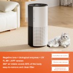 便携空气净化器源头工厂-迷你低噪音智能家用过敏原去除