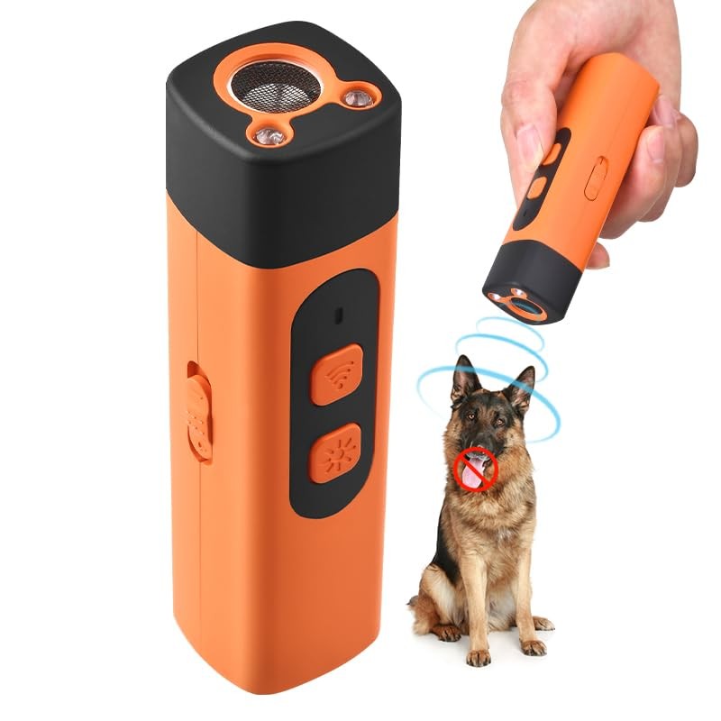 Ultrasonic Dog Deterrent Supplier - 4-in-1 Portable Handheld 3 Modes with Flashlight
