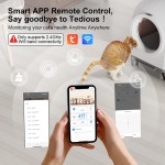 自动猫砂盆生产厂家-大容量除臭APP控制多猫适用