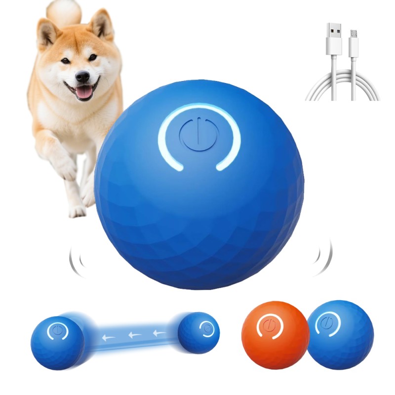 Electric Smart Dog Ball Factory - Bouncing Automatic Rolling Pet Training Teaser Toy