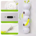 互动毛毛虫猫玩具源头工厂-模拟生物轨迹羽毛吸盘