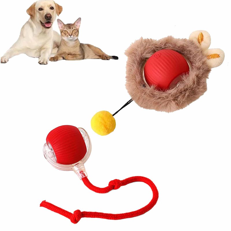 USB Cat Toys Supplier - 360° Automatic Moving Rolling Ball Interactive Pet Toys