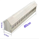 Pigeon Feeder Manufacturer - Thickened Wooden Poultry Chicken Food Dispenser