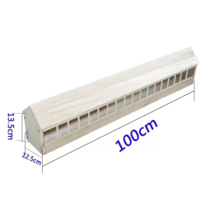 Pigeon Feeder Manufacturer - Thickened Wooden Poultry Chicken Food Dispenser