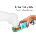 Travel Dog Water Bottle Factory - Food Grade BPA Free 2-in-1 Portable Granary