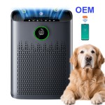 宠物空气净化器生产厂家- WiFi异味控制PM2.5监测HEPA滤尘
