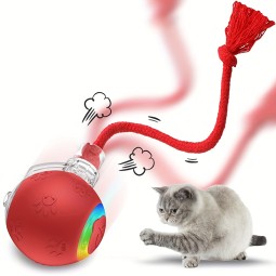 电动智能猫球供应商-自滚动鸟鸣运动激活互动