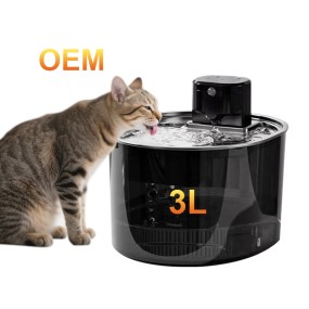无线猫饮水机供应商-3L自动感应多猫适用