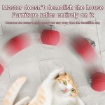 USB猫玩具供应商-360°自动旋转滚动球互动宠物玩具