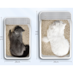 Cat Litter Box Factory - Anti-slip Indoor Tray with Scoop Eco-friendly Plastic