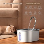 不锈钢猫饮水机源头工厂-3.2L超静音多层过滤批发