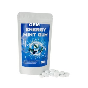 Energy Mint Gum Manufacturer - Custom Vitamin B12 Nootropic