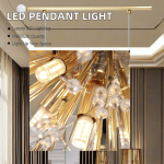 LED Chandelier Factory - Crystal Dandelion Art Decor Hanging Lamp