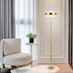 Marble Floor Lamp Supplier - Stainless Steel Crystal Luxury Living