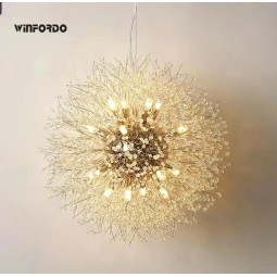 LED Chandelier Factory - Crystal Dandelion Art Decor Hanging Lamp