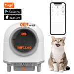 Smart Cat Toilet Supplier - 65L Large Capacity Self-Cleaning APP