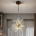 LED Chandelier Factory - Crystal Dandelion Art Decor Hanging Lamp