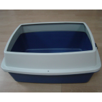 Open Cat Litter Box Supplier - Rim Design Indoor Toilet Two Sizes OEM