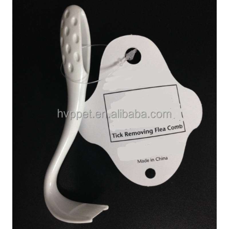 Pet Flea Comb Factory - Plastic Tick Removing Comb Small Size Convenient