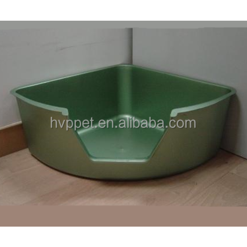 Corner Cat Litter Box Supplier - Space Saving Triangular Design OEM