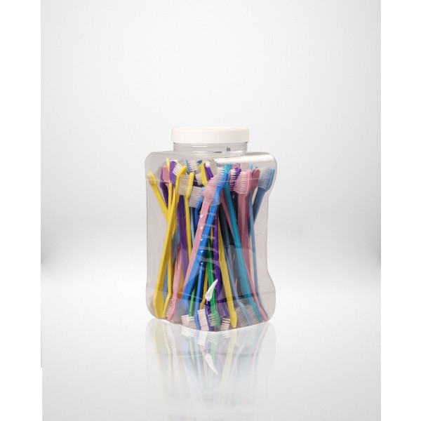 Pet Toothbrush Supplier - Dual-end Design Easy Use Multiple Colors