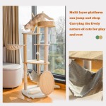 Cat Frame Supplier - Large Cat Tree Jumping Platform Custom