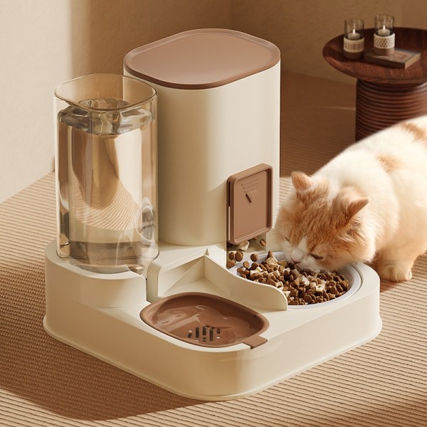 Pet Water Dispenser Supplier - Automatic Plastic Feeder Bowl