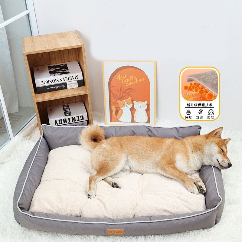 Winter Dog Bed Factory - Antibacterial Mite Proof PV Velvet