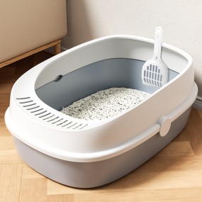 Cat Litter Box Manufacturer - Oversized Semi-Enclosed Anti-Splash