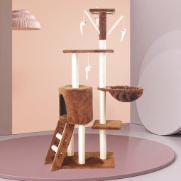 Cat Tree Factory - Sisal Toys Climbing Frame Integrated