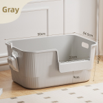 Cat Litter Basin Manufacturer - Oversized Anti-Splash Semi-Closed