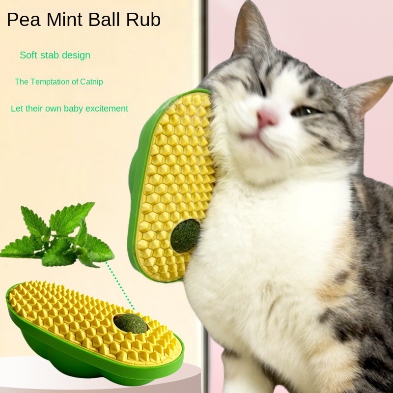 Pet Tickle Toy Manufacturer - Self-Service Pea Hair Scratch Massage Brush