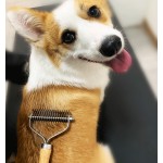 Pet Grooming Comb Supplier - Wooden Handle Large Dog Hair Brush Rake Comb