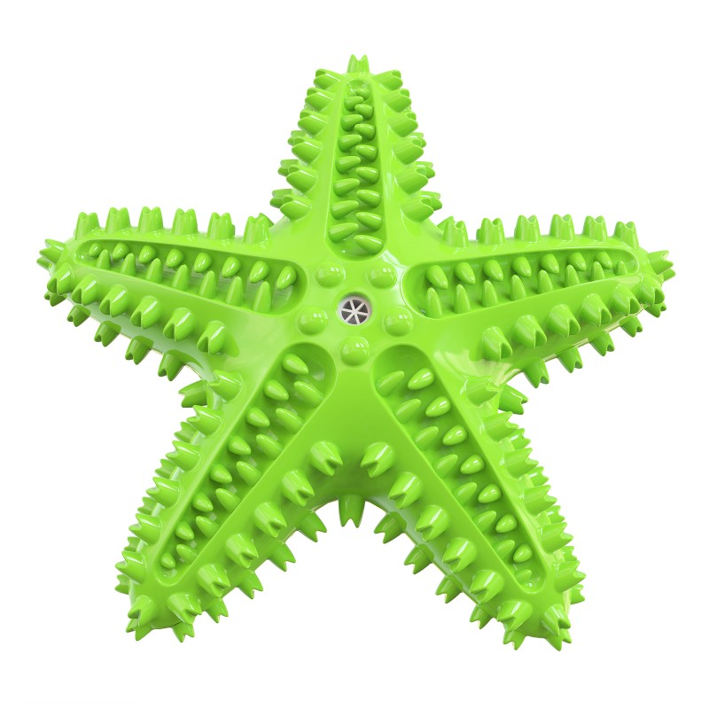 Pet Squeaky Toy Factory - Starfish Shape Tooth Cleaning Bite Resistant Dog Toy