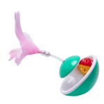 Funny Cat Toy Factory - Tumbler with Fairy Feather Bell Plastic Stick